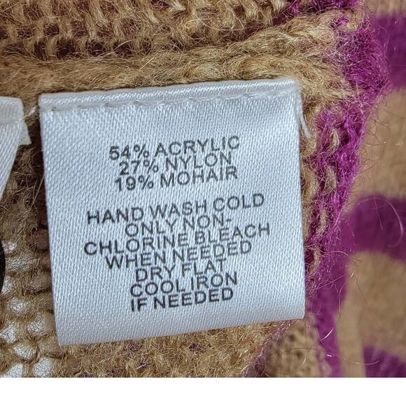 4/$20 LOFT Ann Taylor Mohair Blend Open Weave Crewneck Pullover Sweater Size XS - Picture 4 of 5